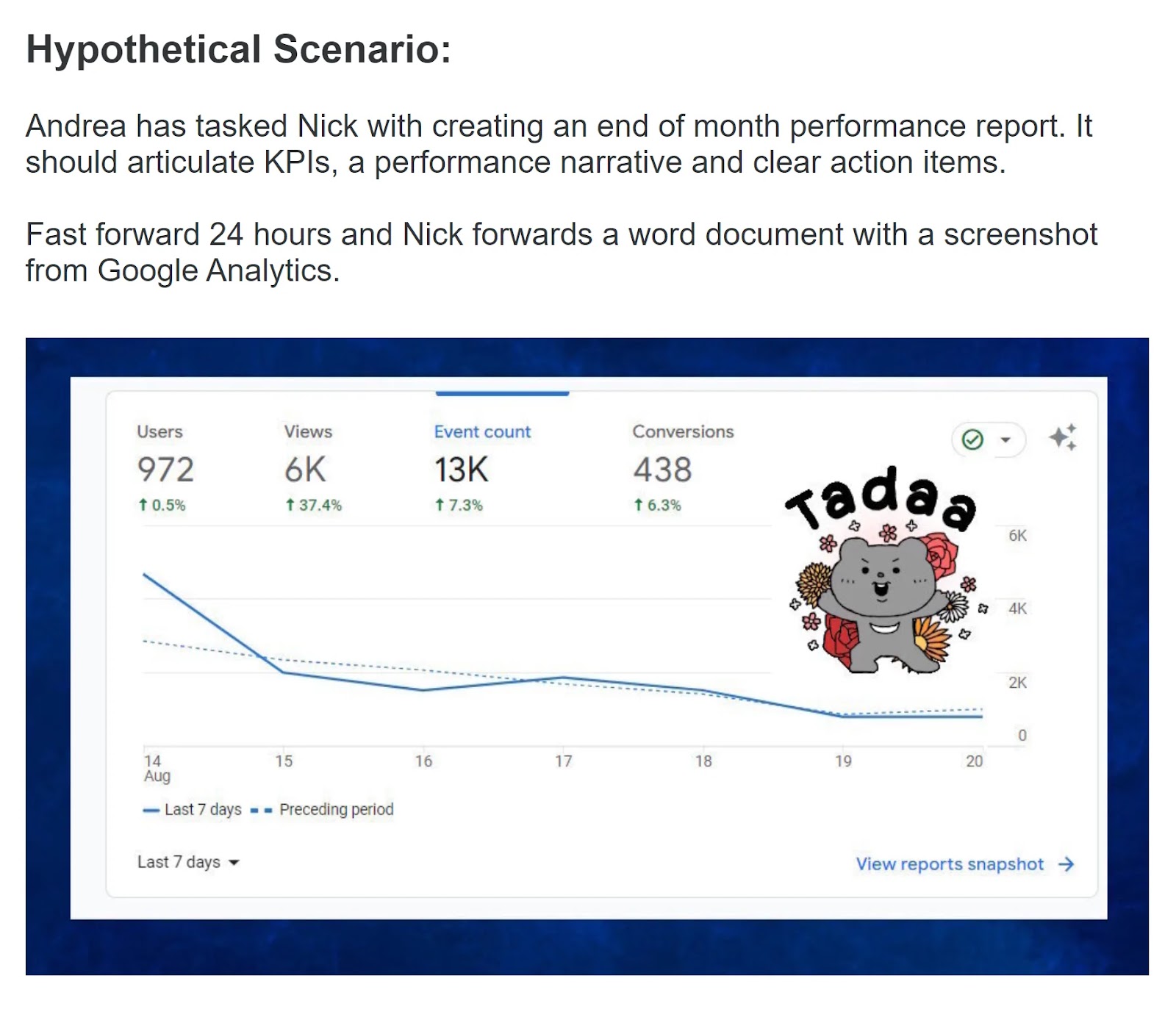#SEOForLunch's newsletter section discussing the importance of effective SEO feedback