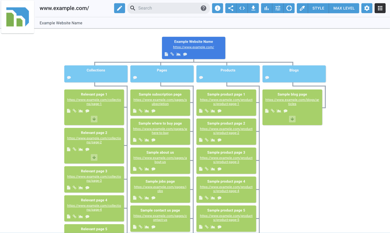 dyno mapper sitemap example