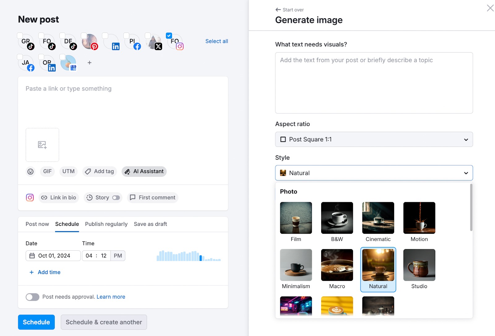 Creating Content with AI Assistant in Social Poster image 12
